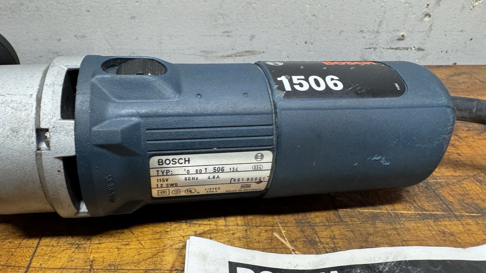 Bosch 1506 Unishear Shear, Sheet Metal Nibbler With Extra Blade Set