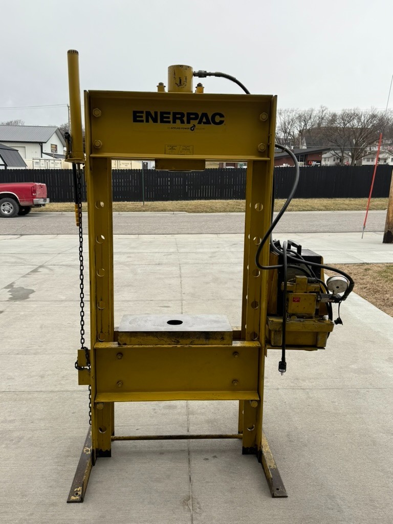 50 Ton 13″ Stroke Enerpac H-FRAME Electric HYDRAULIC PRESS 120V Single Phase