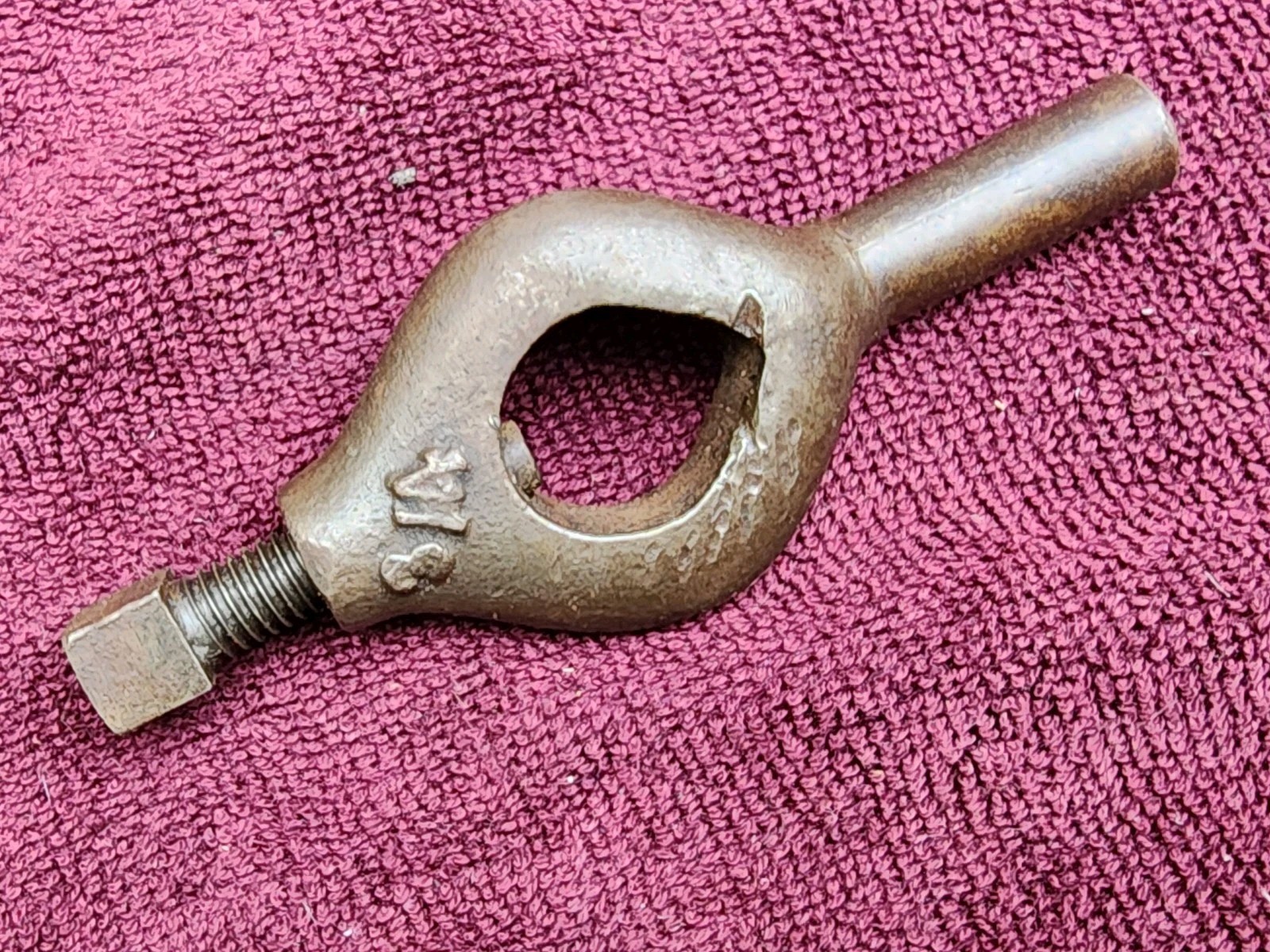 Vintage Unmarked 3/4″ Straight Tail Lathe Dog