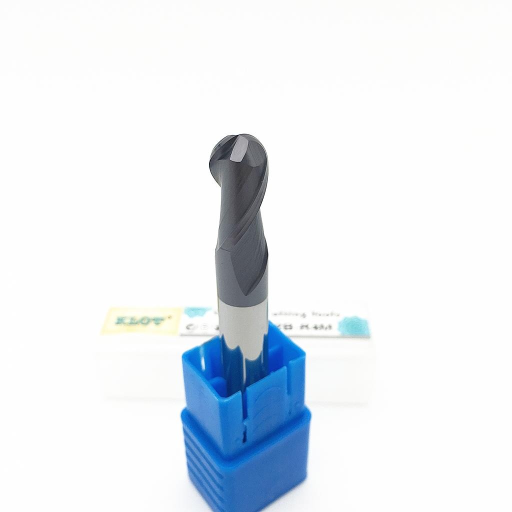 HRC50 ALTiN Coated Ball Nose Solid Carbide End Mill R0.5-R10 2-Flute Cutter