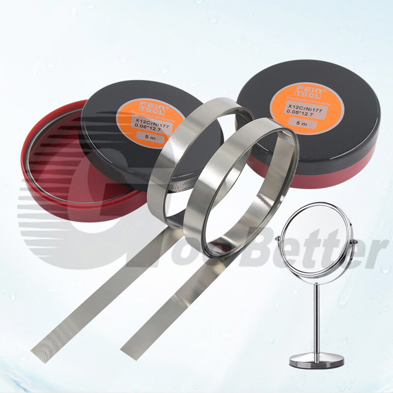Ultra-Thin Stainless Steel Foil Sheet Fine Plate Strip Roll Thick 0.005mm -1.5mm