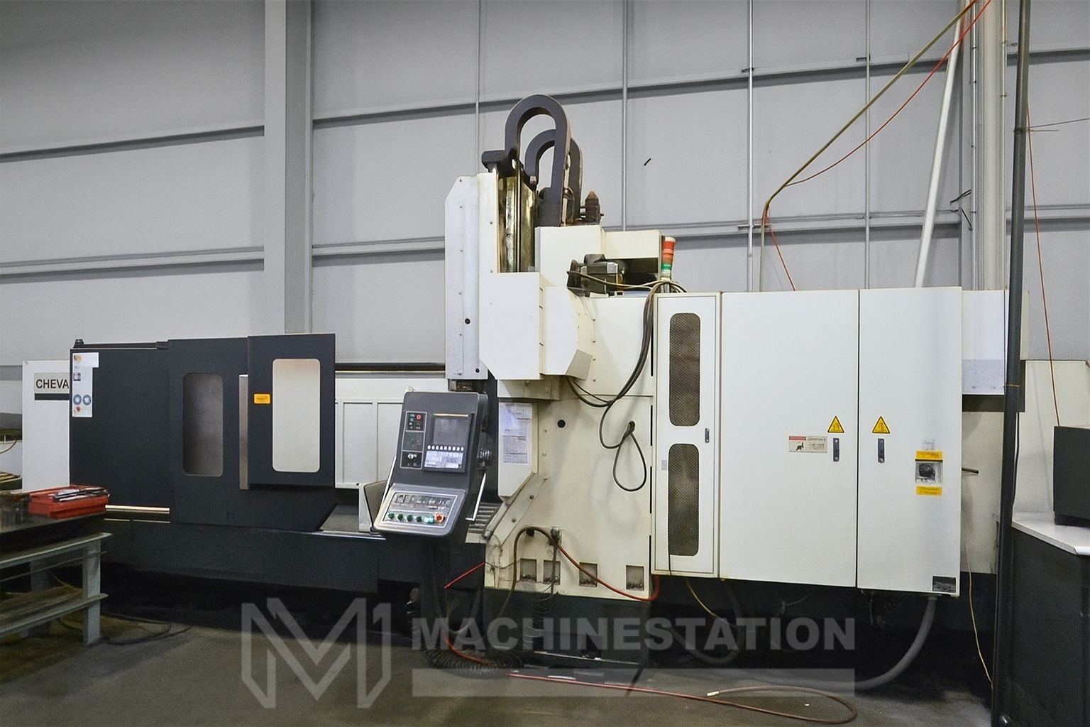 CHEVALIER FVM3016DCL CNC BRIDGE MILL – 2015 50 TAPER VERTICAL MACHINING CENTER