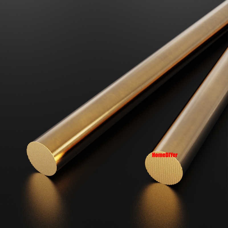 H59 Brass Round Bars Solid Rod Diameter 3mm-120mm Length 100mm 150mm 200mm-300mm
