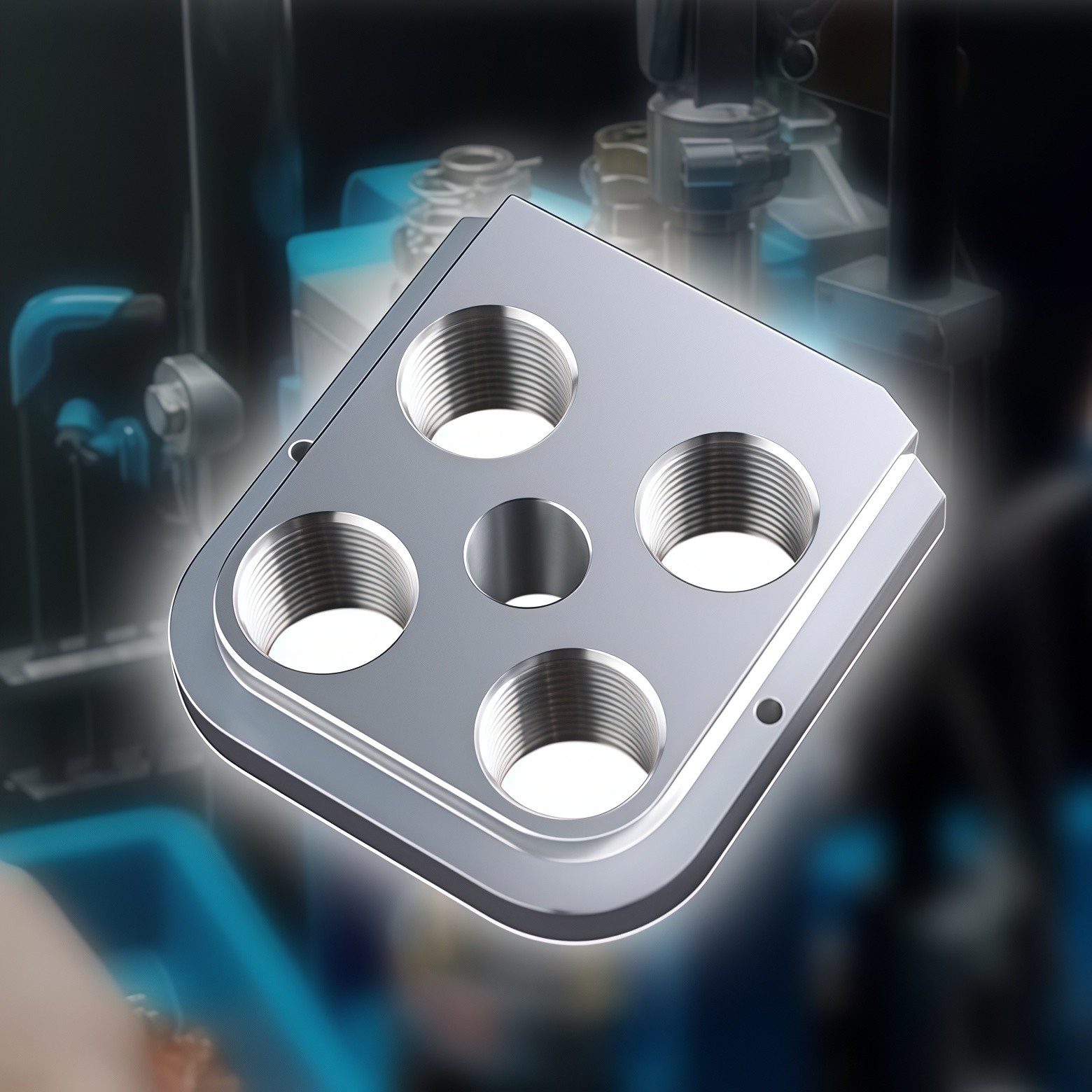 1Pcs Tool Head Billet For Dillon RL 550B/550C Press, Not with The XL Series