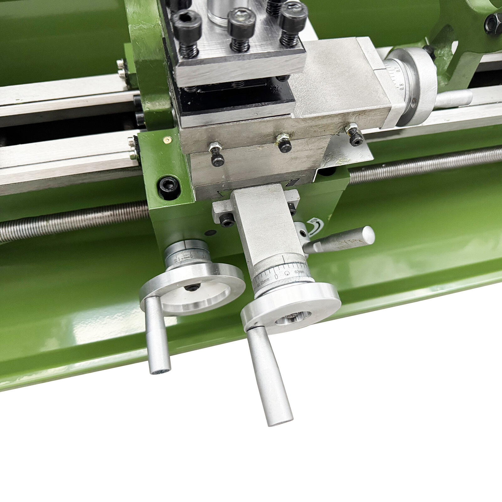 110V Double Chuck Metal Lathe Brushless Motor with Grating Ruler Imperial Thread