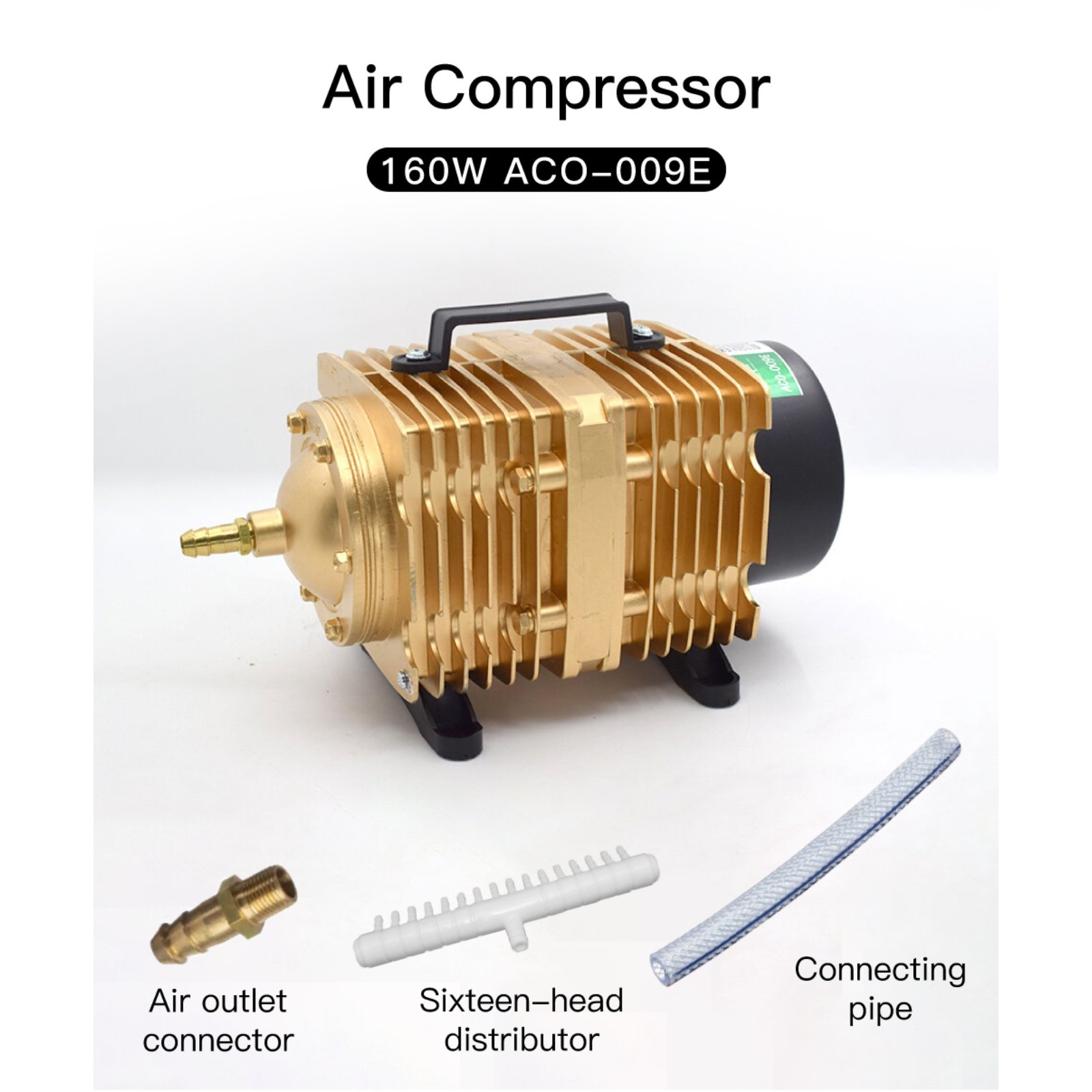 160W 220V/50HZ ACO-009E Air Compressor for CO2 Laser Engraving Cutting Machine