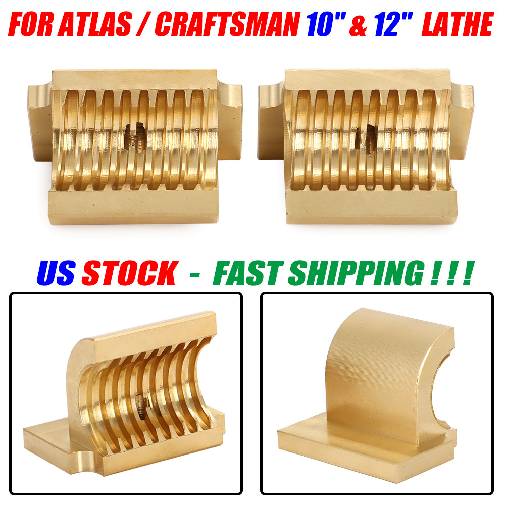 Brass Lathe Half Nuts / Split Nut For Atlas Craftsman 10F-12 10″ & 12″ Lathe US