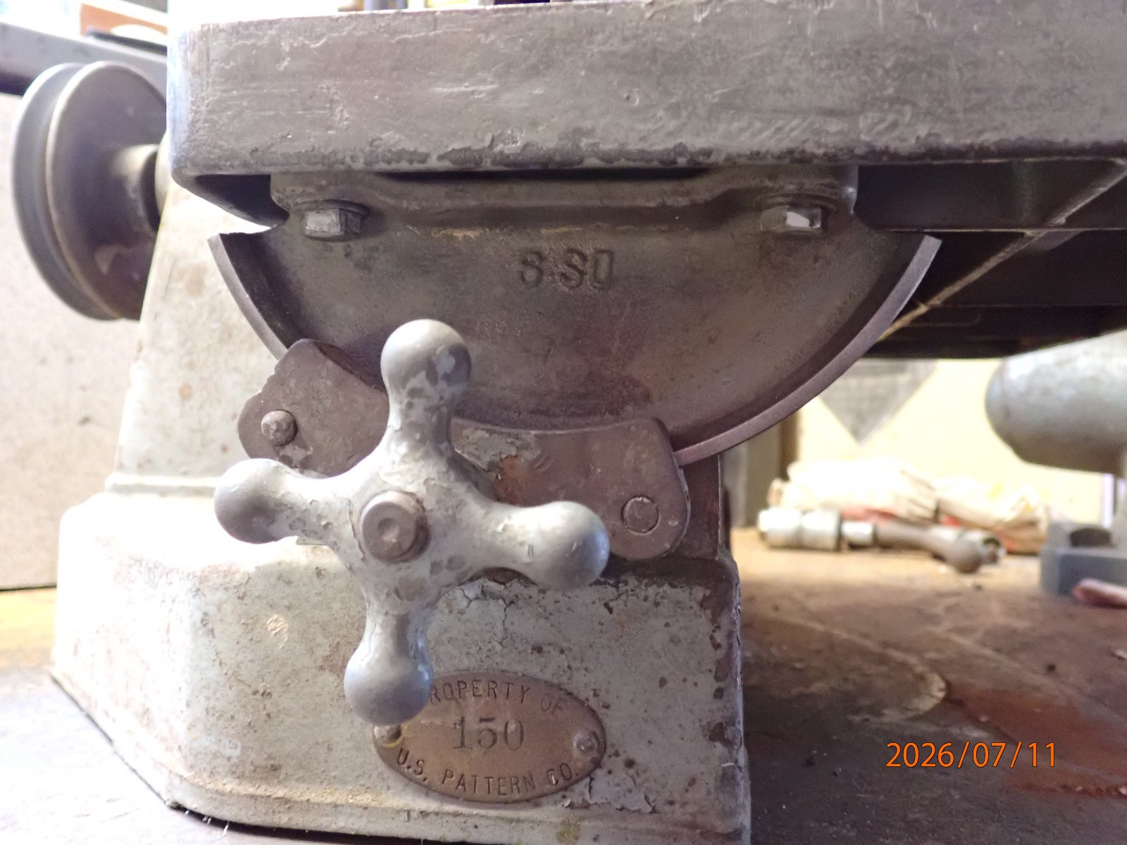 EARLY DELTA MILWAUKEE BELT DRIVEN 12″ DISK DISC SANDER