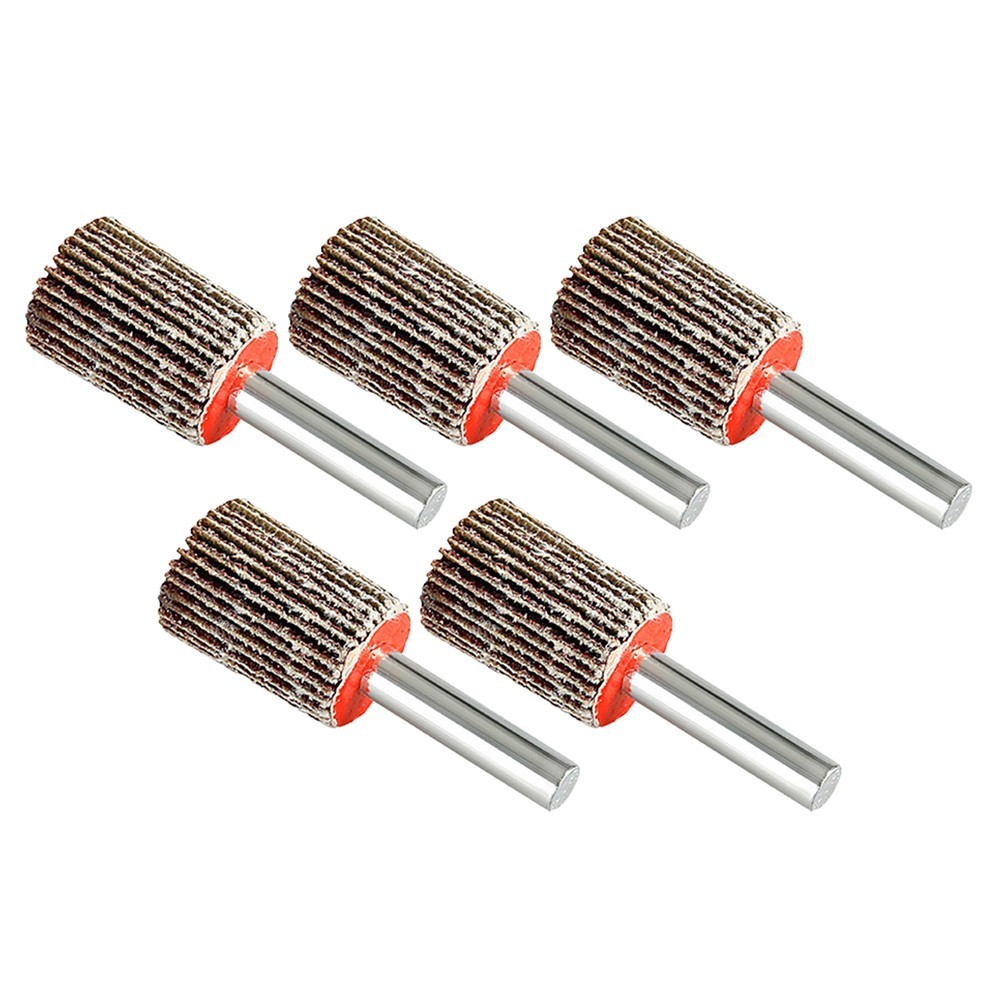 Professional 15mm Flap Wheels for Deburring and Finishing 80 Grits Pack of 5