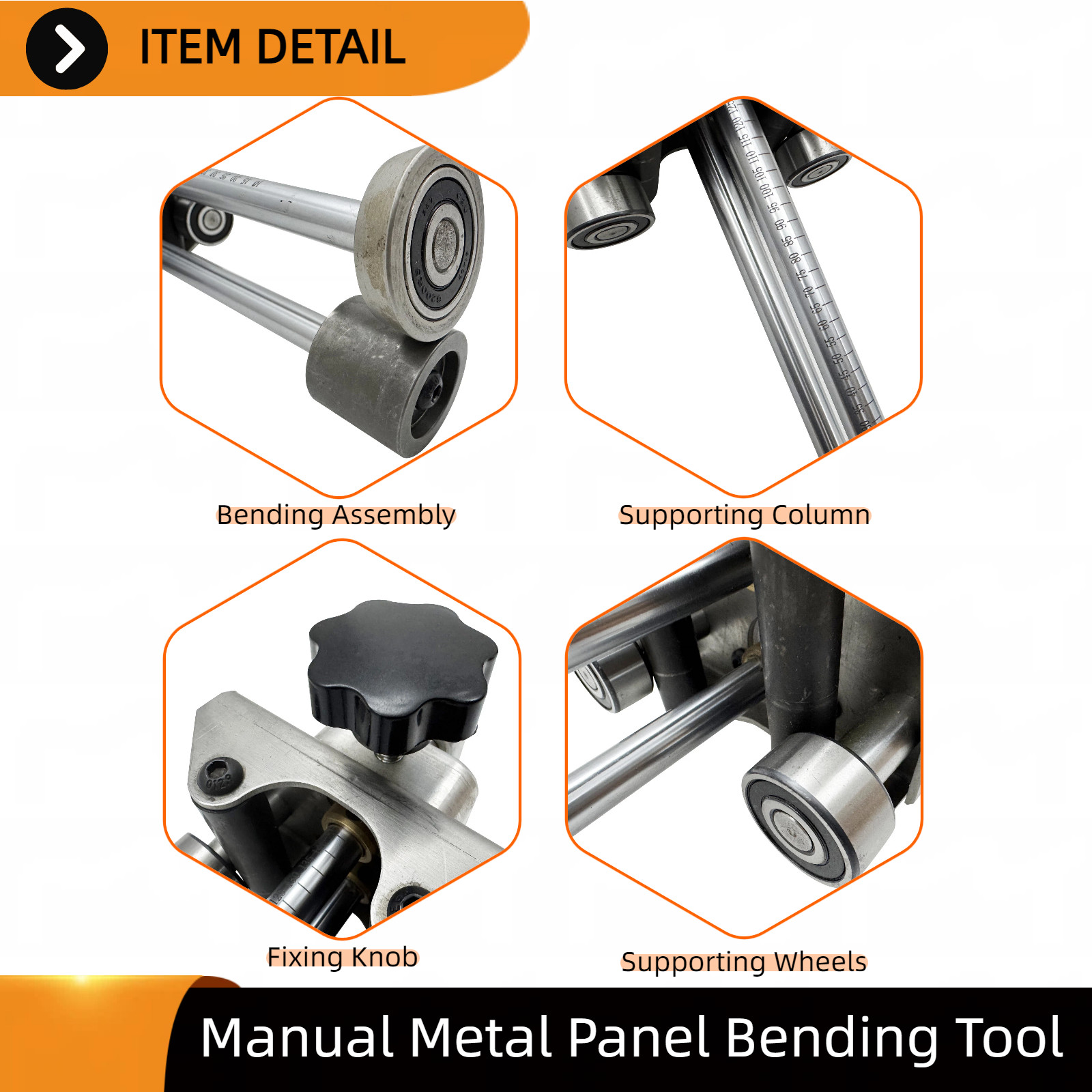 Manual Color Steel Sheet Metal Panel Bender Single Head for Wave/Arch Shapes