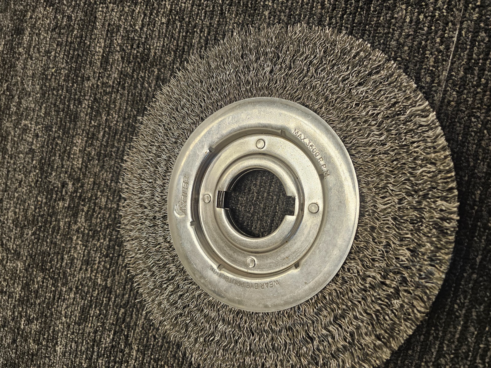 Weiler 3600 RPM Wire Wheel Brush