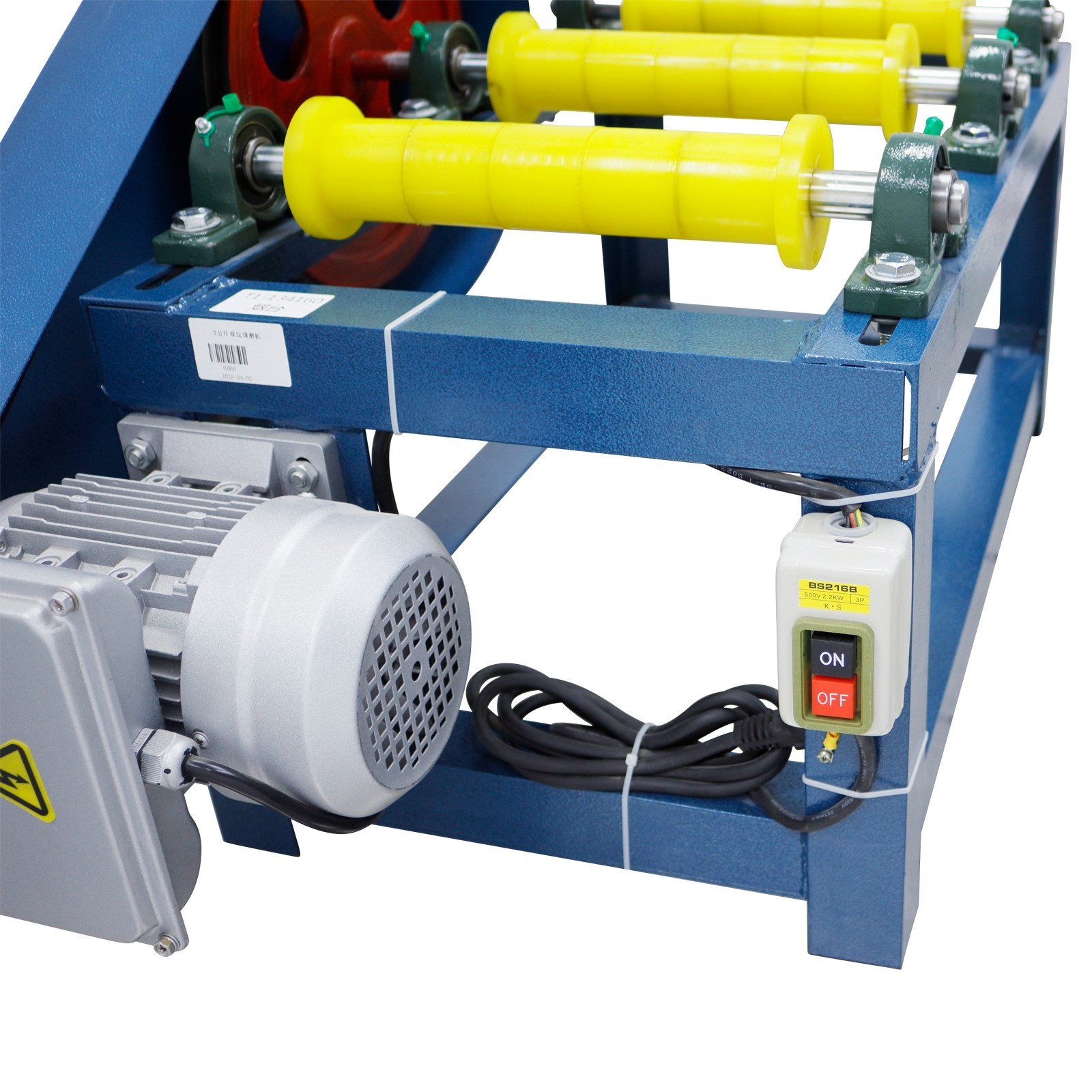 220V 5L*2 Horizontal Ball Mill Dry /Wet Grinding Laboratory Grinder Mixer