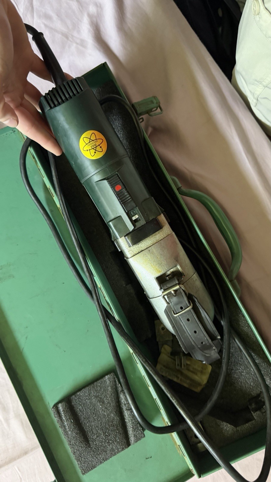 BIAX POWER SCRAPER HM 10 VK Electric Finishing Tool 20-24K/Min Metal Case