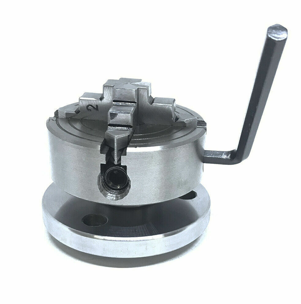 Mini Lathe Chucks M14X1 Thread With Revolving Live Center And Mount Shank Arbor/