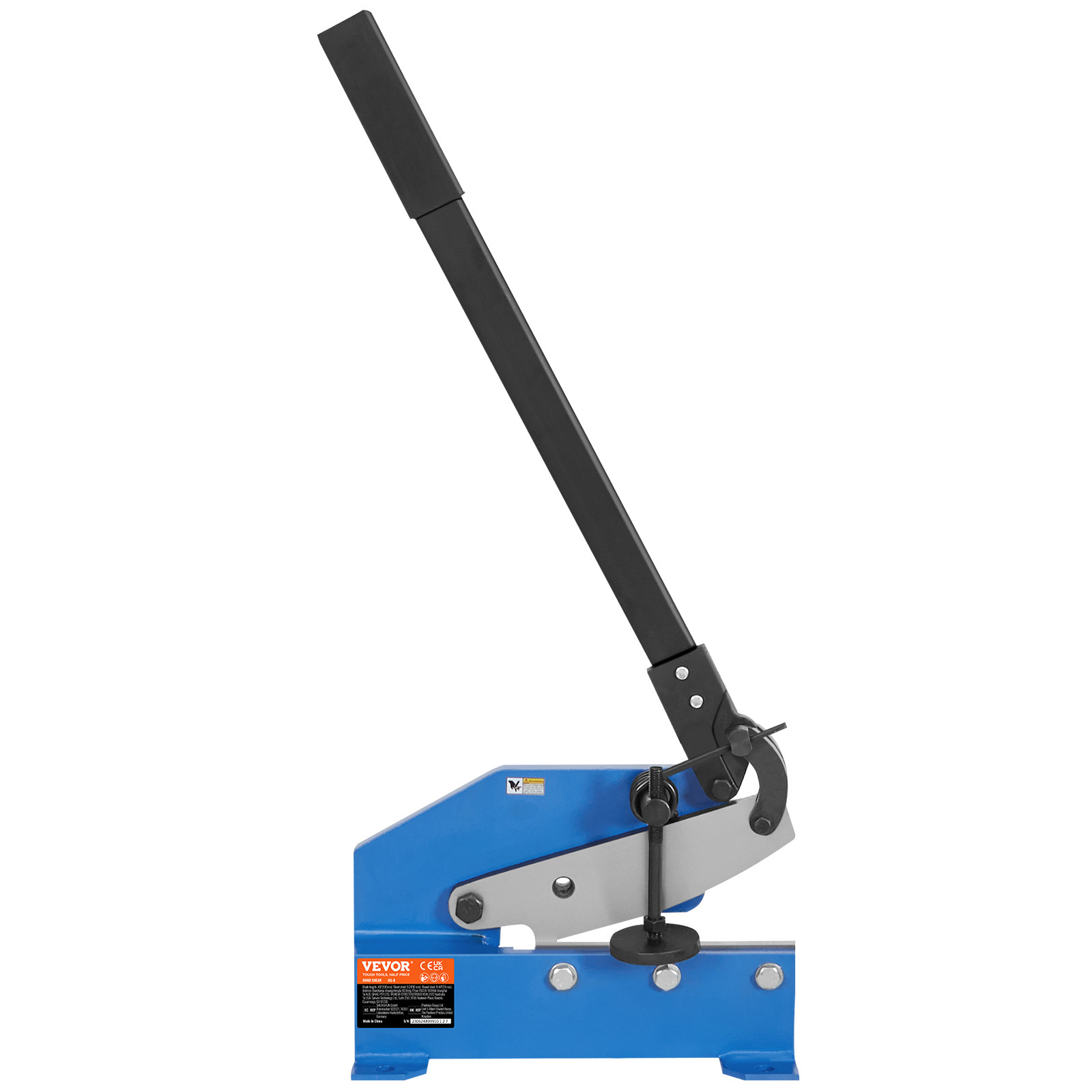 VEVOR 8″ Manual Hand Plate Shear Benchtop Cutter Metal Sheet Processing Q235