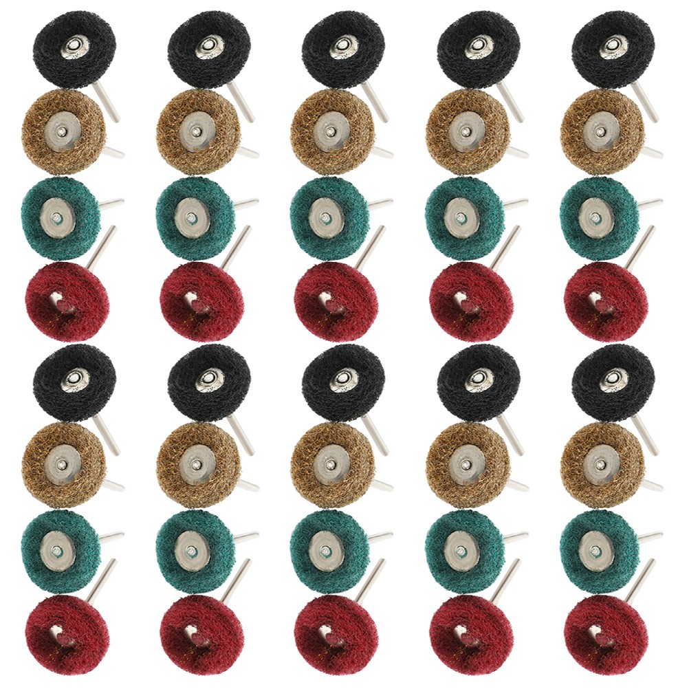 40Pcs Buffing Wheel for Drill Polishing Wheel for Rotary Tool Assorted