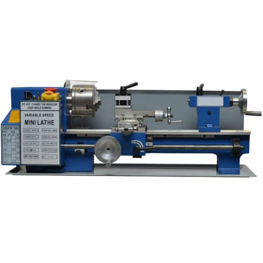 2500RPM 550W Mini Bench Lathe Variable Spindle Speed Lathe Machine
