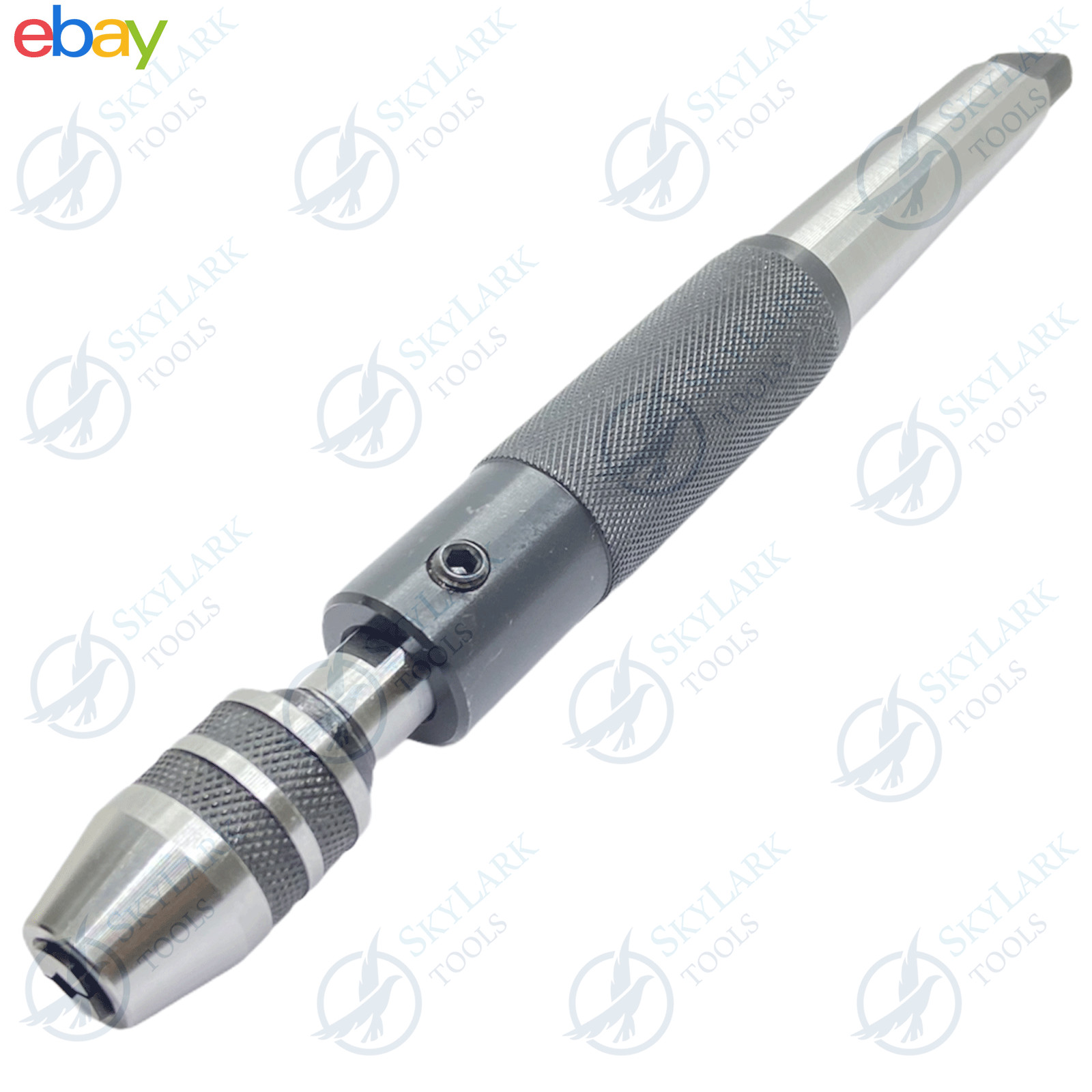 Lathe Tailstock Tap And Die Holder Set MT3 Shank Threading Tapping Kit 8 Pc Set