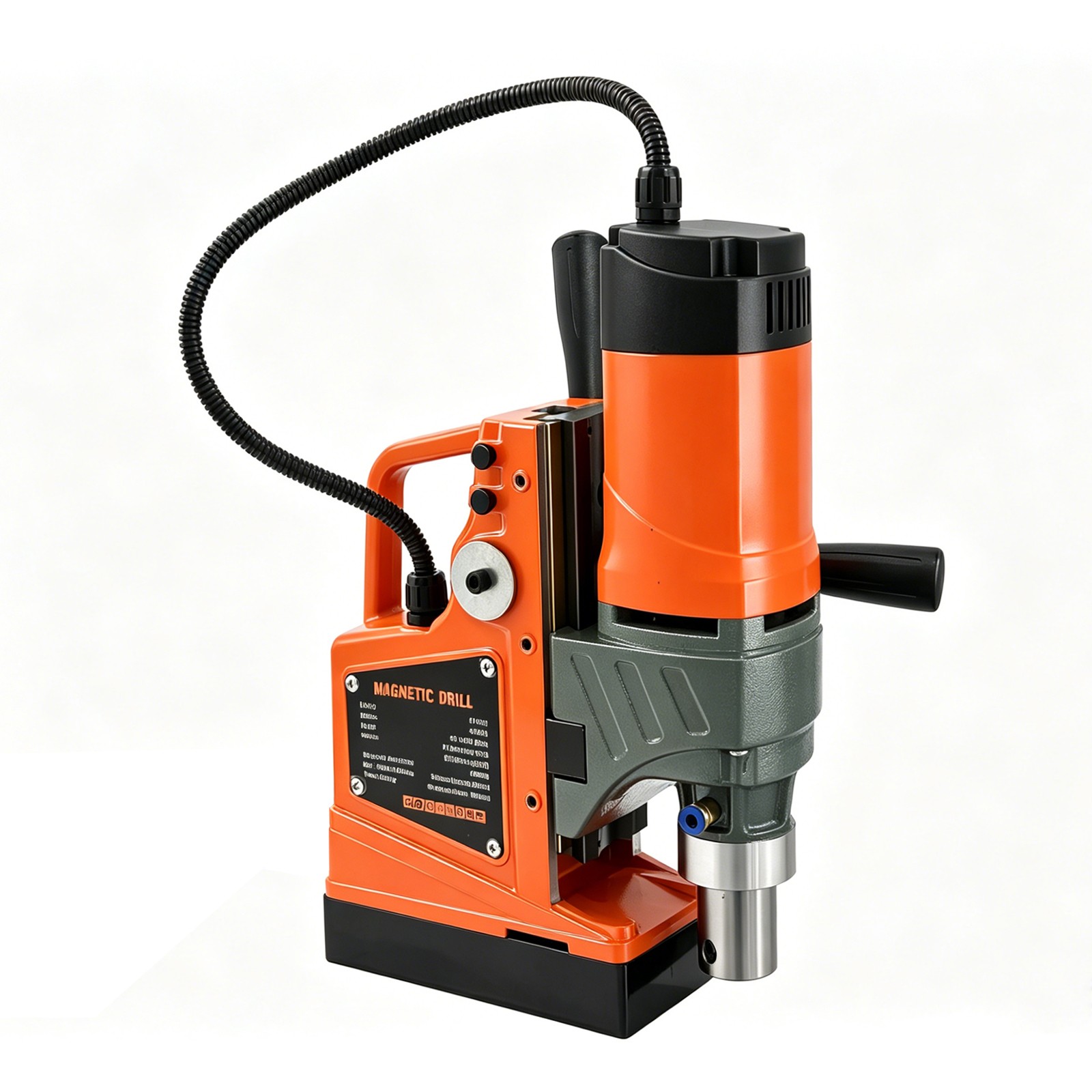 1450W Portable Magnetic Drill Press Mag Drill Machine with Annular Cutter Kit