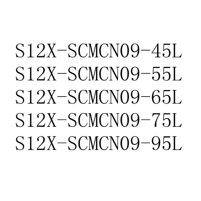4/5PCS CNC Inner Hole Boring Tools S12X S14X SCACR09 SCMCN09 SCACL09 Inserts