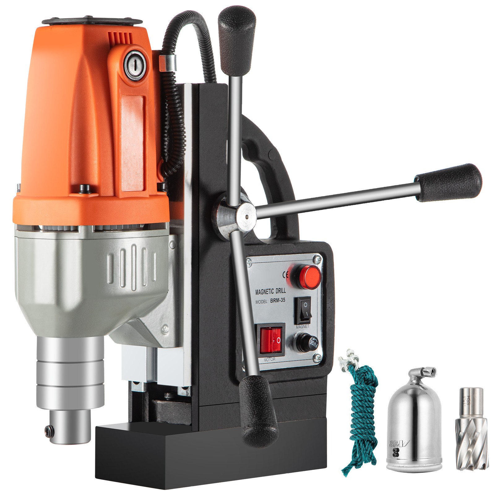 BRM35 Magnetic Drill Press Industruial Compact Pinion Guide 150mm Distance
