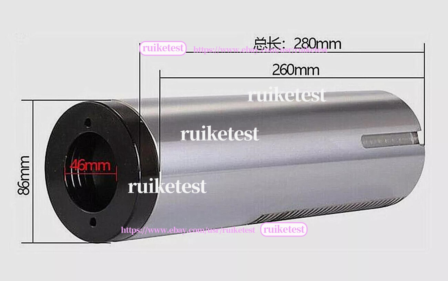 MillingMachine B142+B133 R8 Spindle Quill Sleeve Vertical Mill Parts Bridgeport