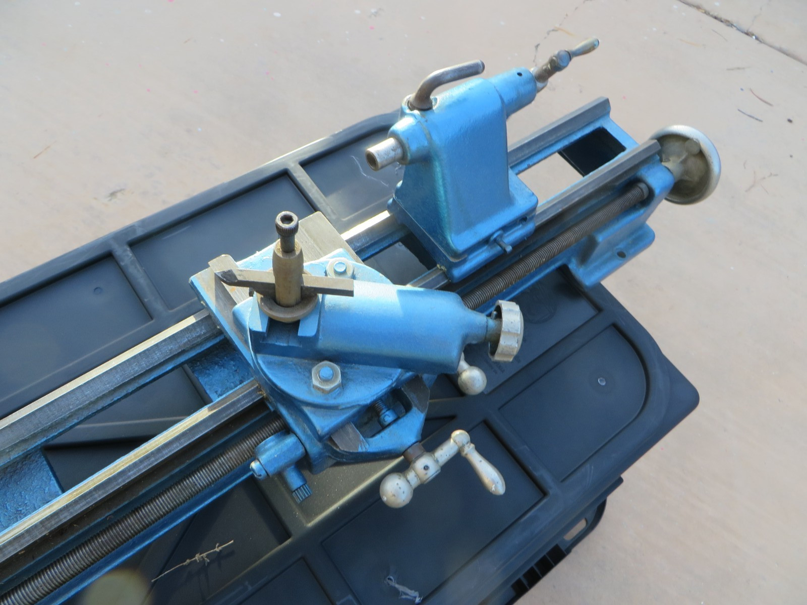 Vintage Craftsman Mini Lathe 1930s Blue