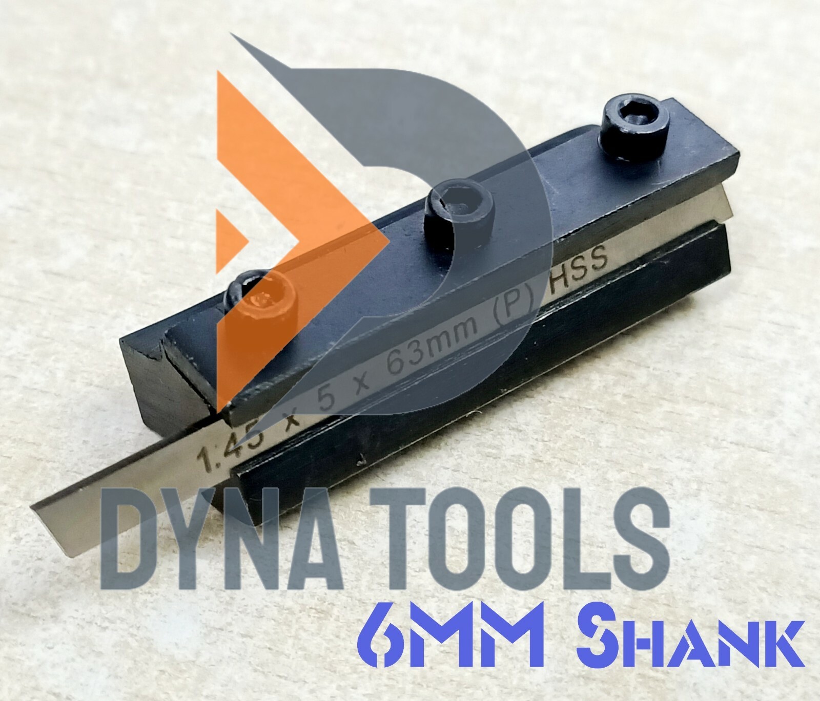 MINI LATHE CUT OFF PARTING TOOL HOLDERS 6MM & 8MM SHANK + HSS BLADES 1.45x5x63MM
