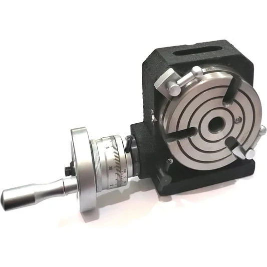 Horizontal Vertical 4″ Inch II 110 mm – MT2 Center Bore Rotary Milling Tables