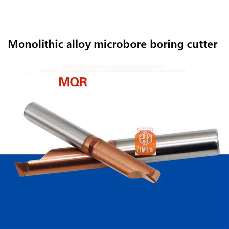 Monolithic alloy microbore boring cutter MQR 93° 3 5 6 8 R0.15 0.2 L10 22 27