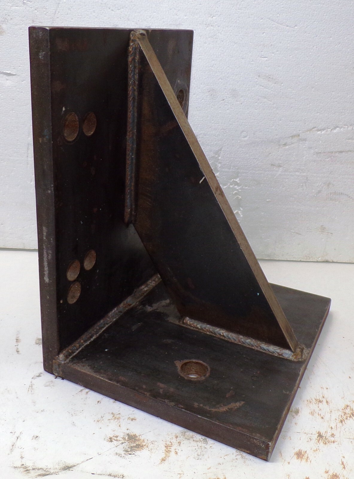 RIGHT ANGLE IRON BLOCK, HEIGHT 11-7/8″, DEPTH 8-5/8″, WIDTH: 10″, THICKNESS 3/4″