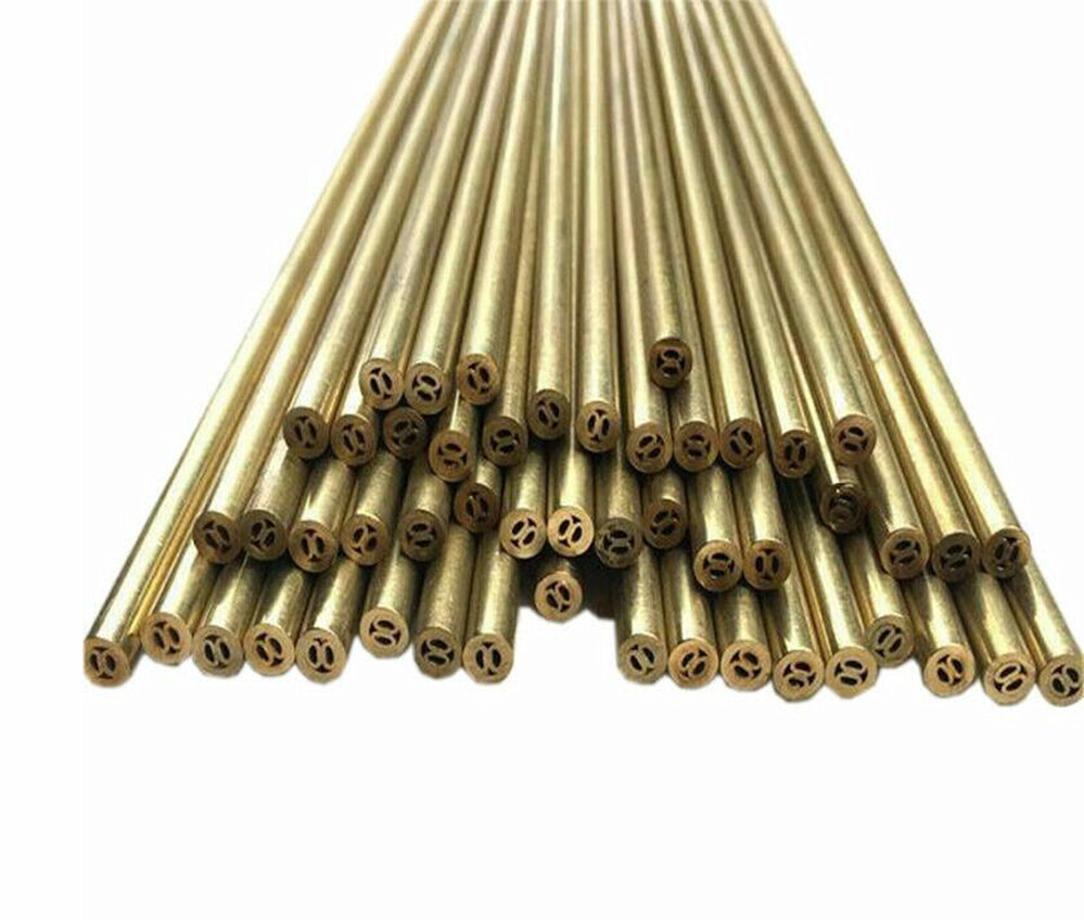 Electrodes Multi-Channel Brass Tube For CNC Wire EDM Drilling Part 1.0-3.0*400mm