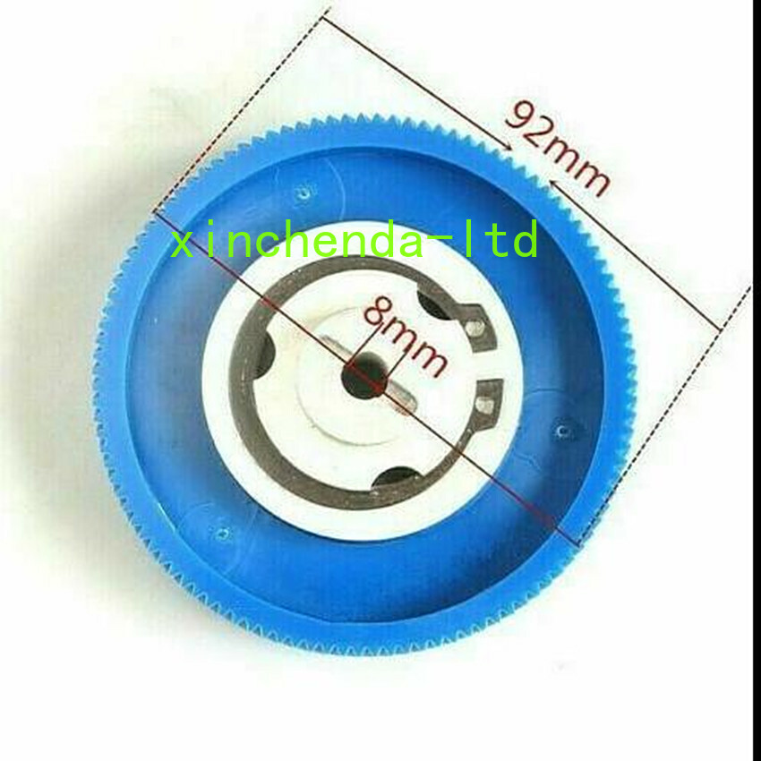 CNC Milling Machine Part 92mm Gear & Hub ALSGS For AL-310S Servo Power Feed Tool