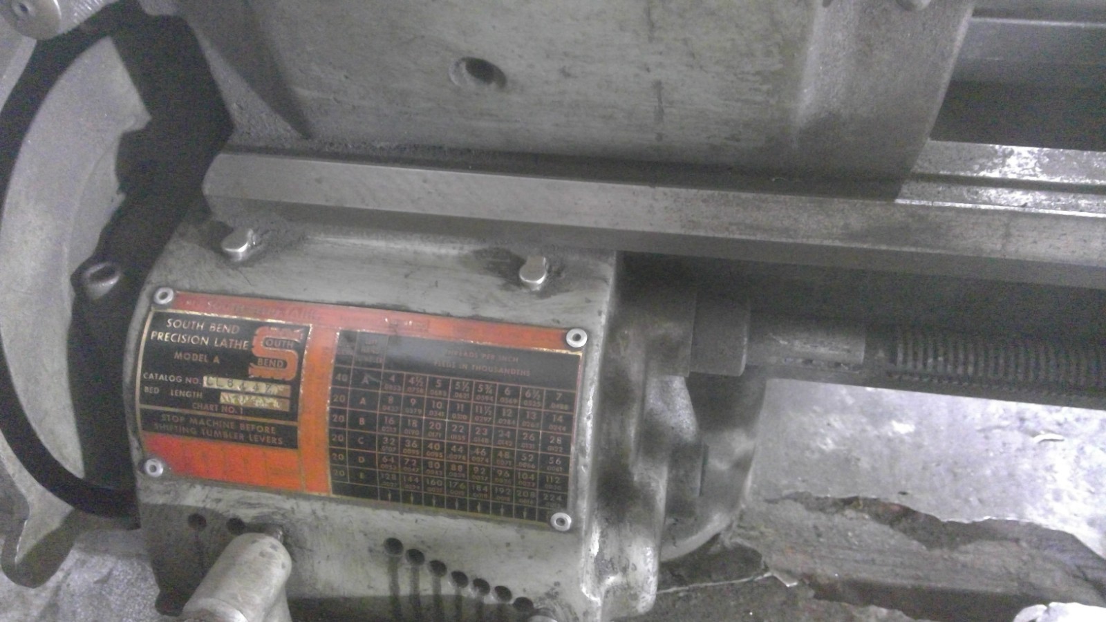 South Bend Lathe CL 644 Z
