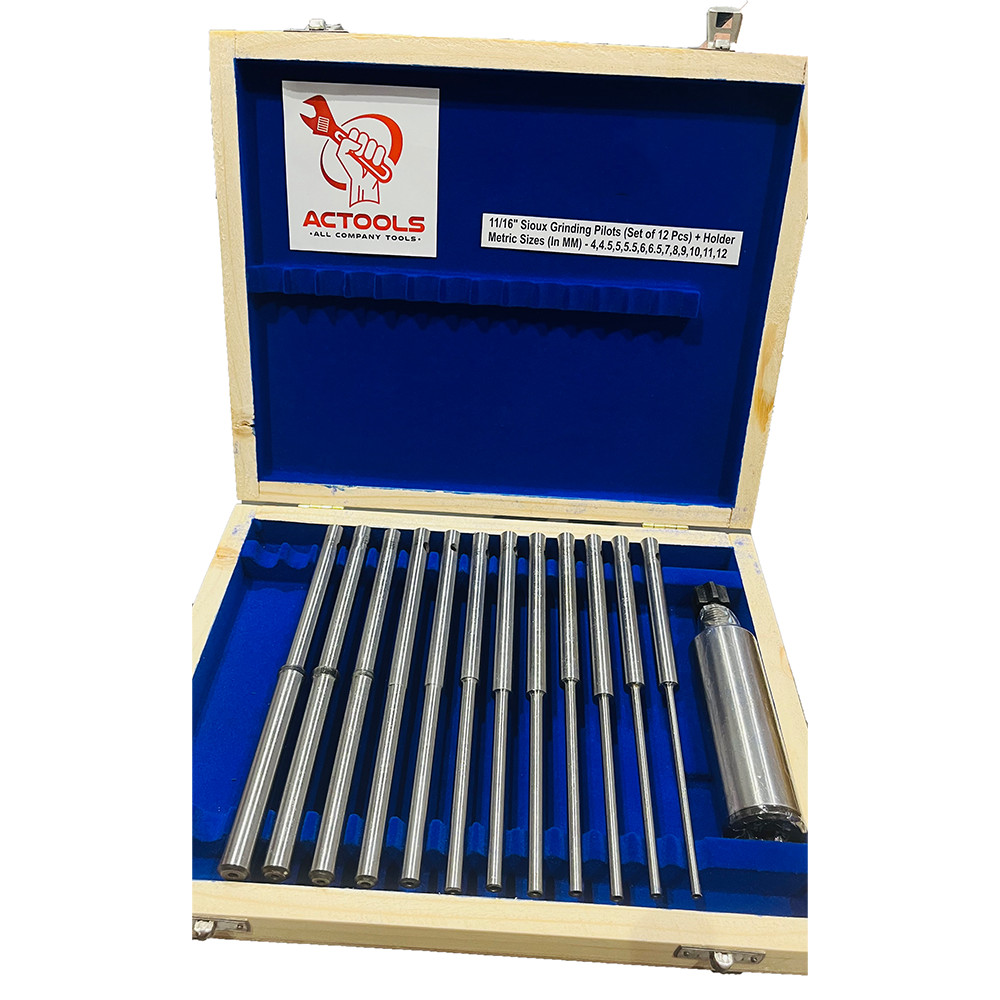 Sioux Valve Seat Grinder Pilot 12 Pcs Set 4,4.5,5,5.5,6,6.5,7,8,9,10,11,12mm