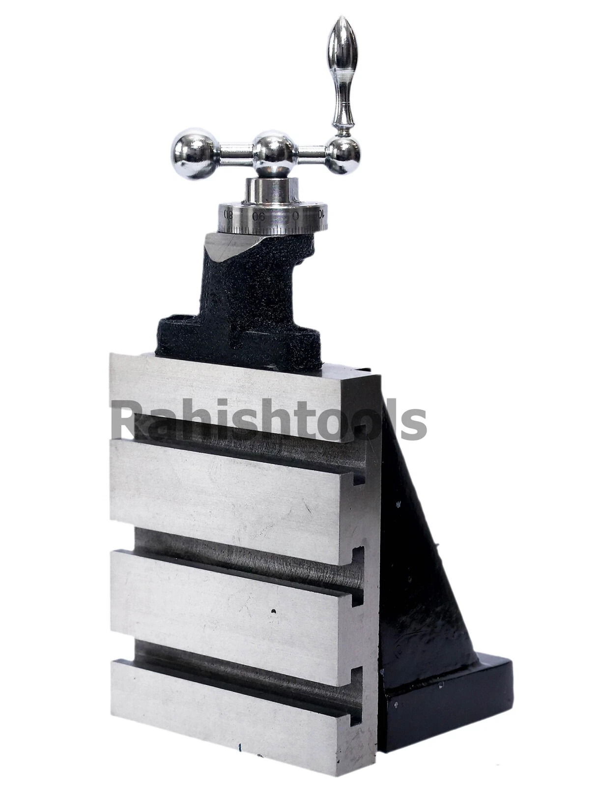 Lathe Vertical Milling Slide Fixed Base 4″ x 5″ And Self Centering Vice Vise 2″