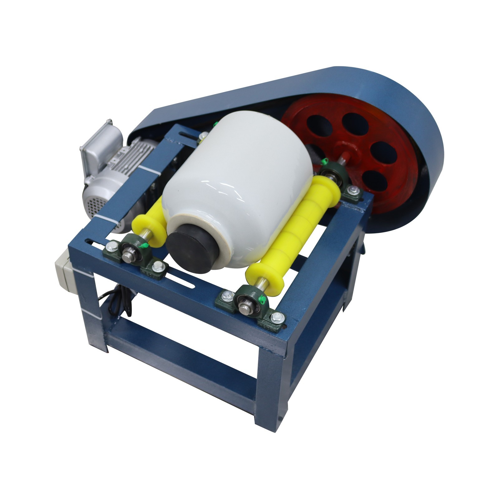 5L Horizontal Ball Mill Laboratory Grinder Mixer Mineral Abrasive Machine 220V