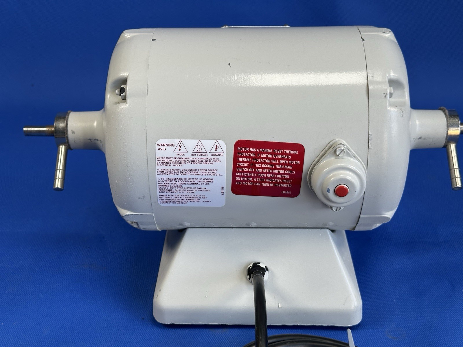 RAY FOSTER PR75 Dental 2-Speed Polishing Lathe 1/3 HP, With L Handler
