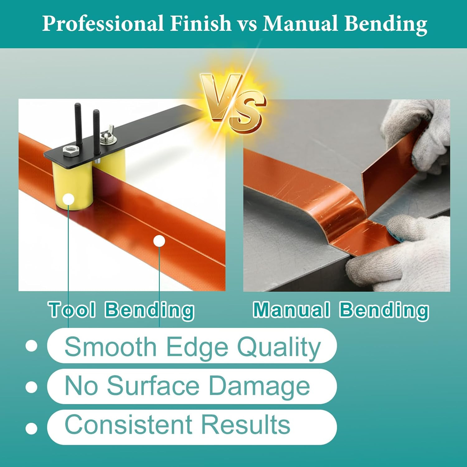 Adjustable Metal Bender Tool for Roofing – 0-90° Sheet Metal Roller