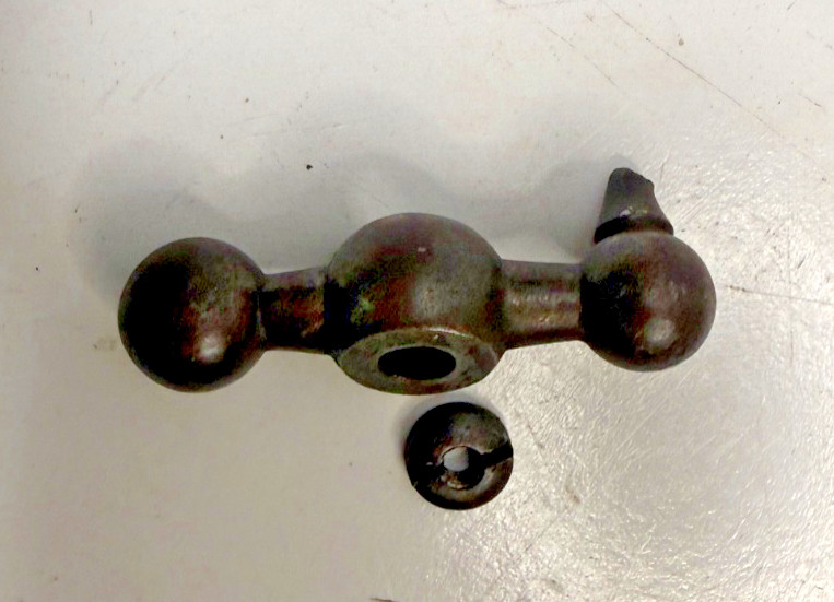 South Bend 9″ Lathe Crossfeed & Compound Dial handle, broken knob