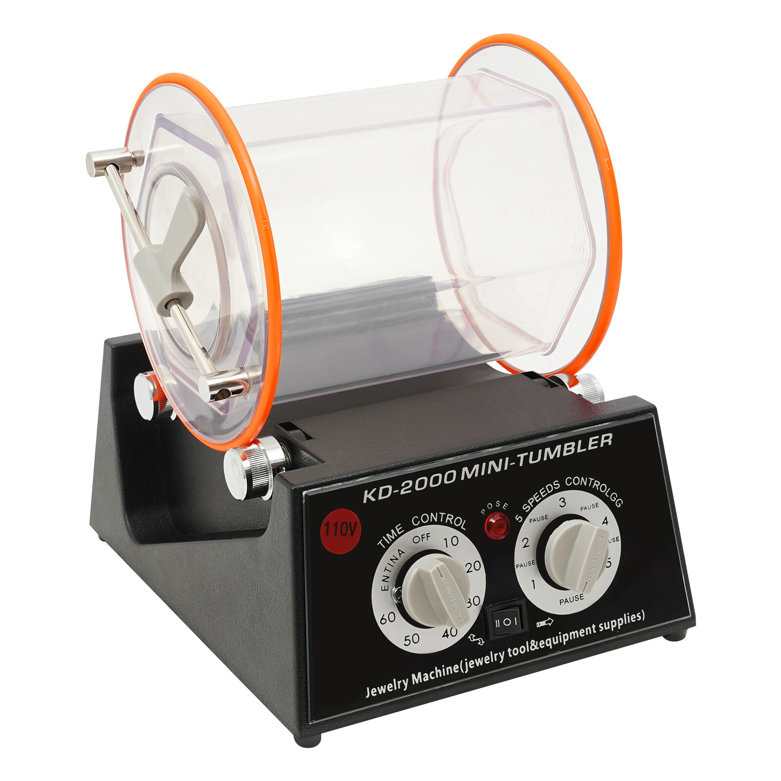 Electric Polisher Polishing Machine Jewelry Polishing Machine 500-3000RPM 5Gear