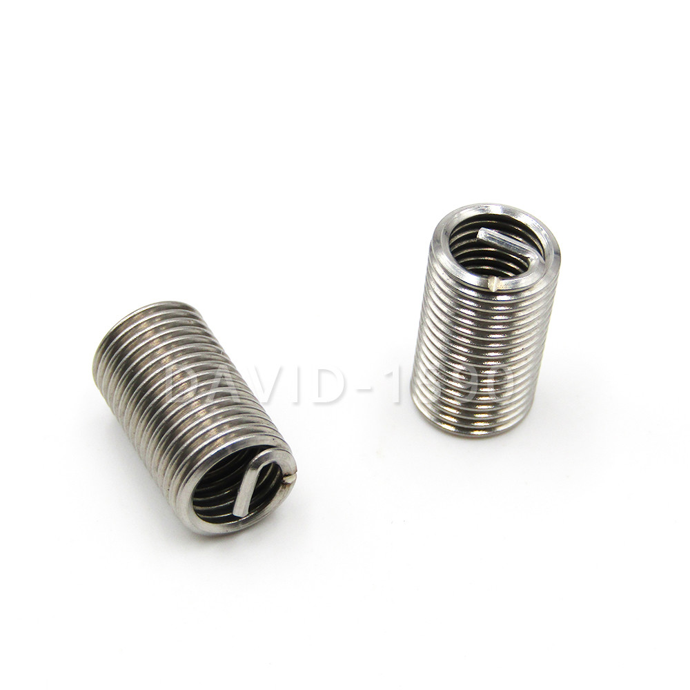 10pcs M8 x 1.25 x 3D Helicoil Insert Wire Thread Insert 304 Stainless Steel
