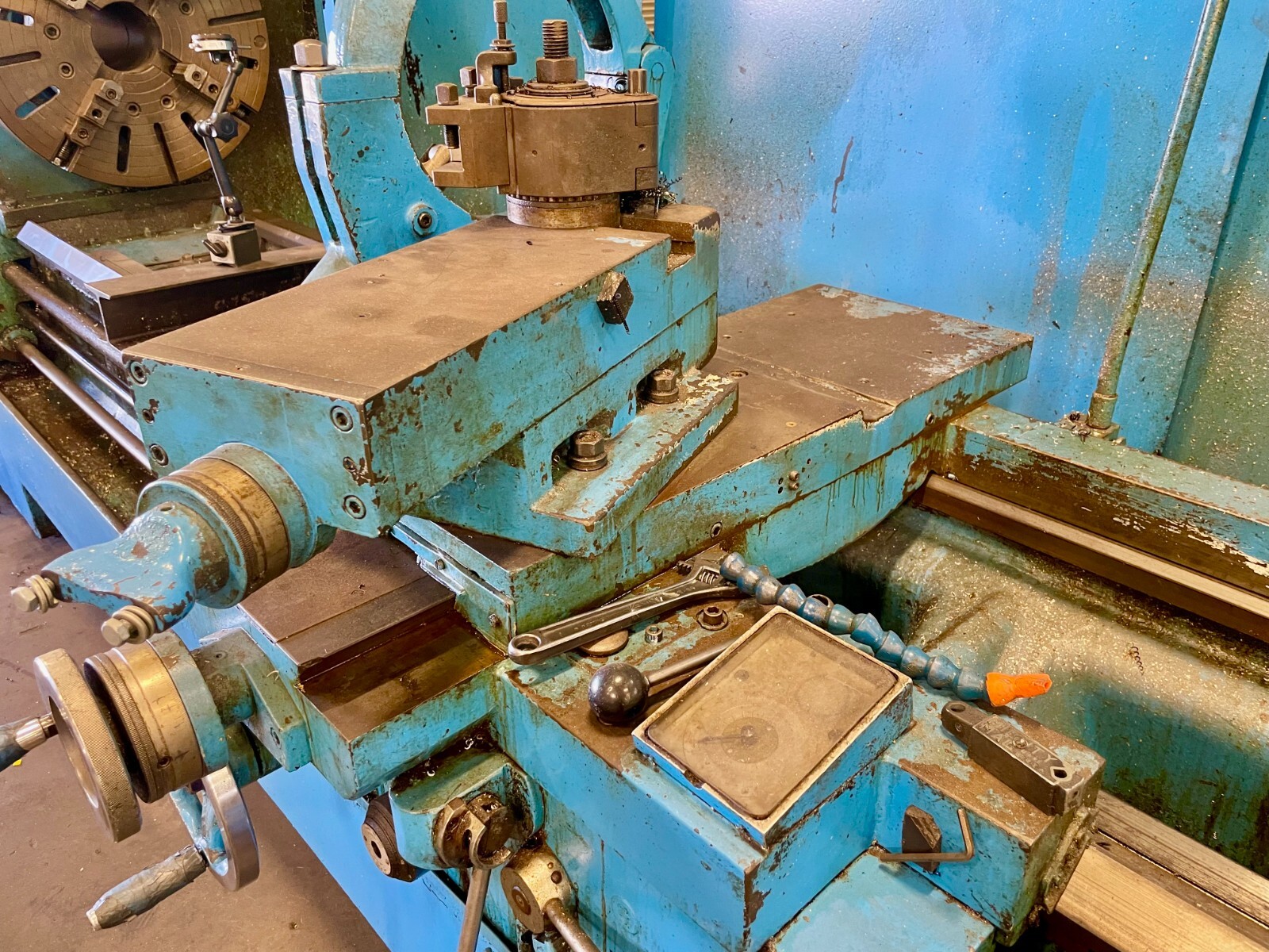 Geminis GE870 Gap Engine Lathe 38″ Swing by 160″ Btw Centers 6-1/4″ Thru Spindle