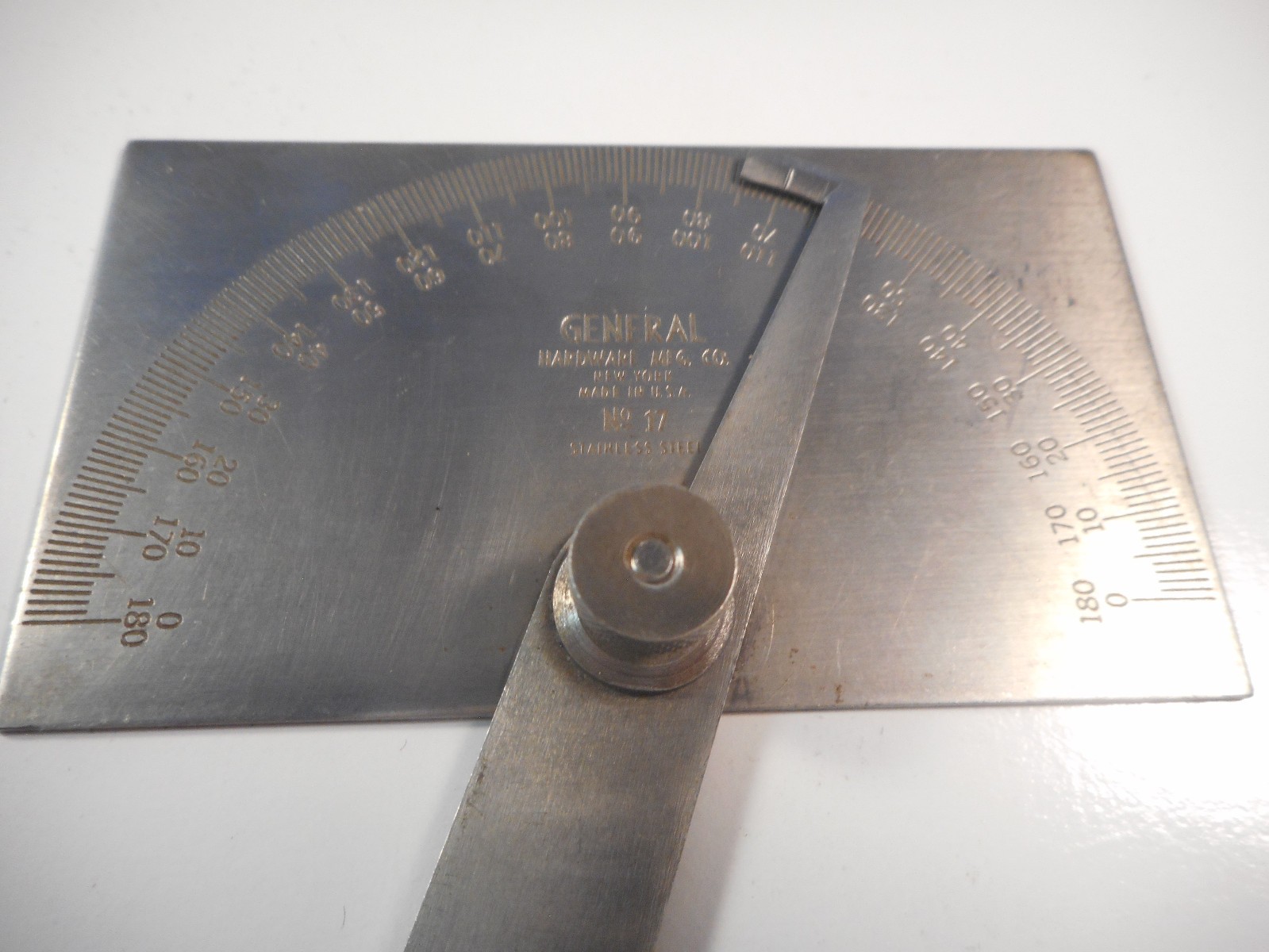 General No. 17 Protractor, 3 Piece Set