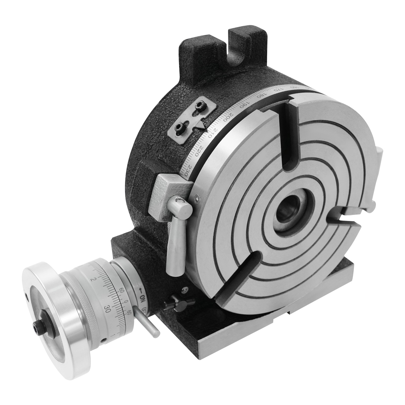 Horizontal Vertical Rotary Table, 3-Slot Rotary Table for Milling Machine