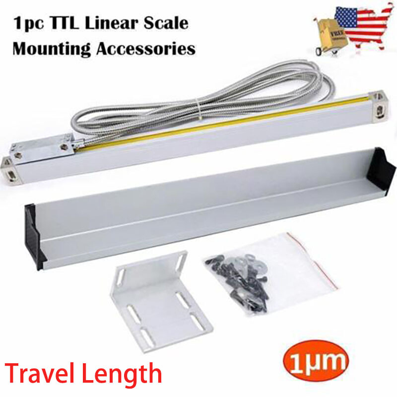 DRO 1um Linear Scale Digital Readout 2/3 Axis for Bridgeport Mill Lathe,US STOCK