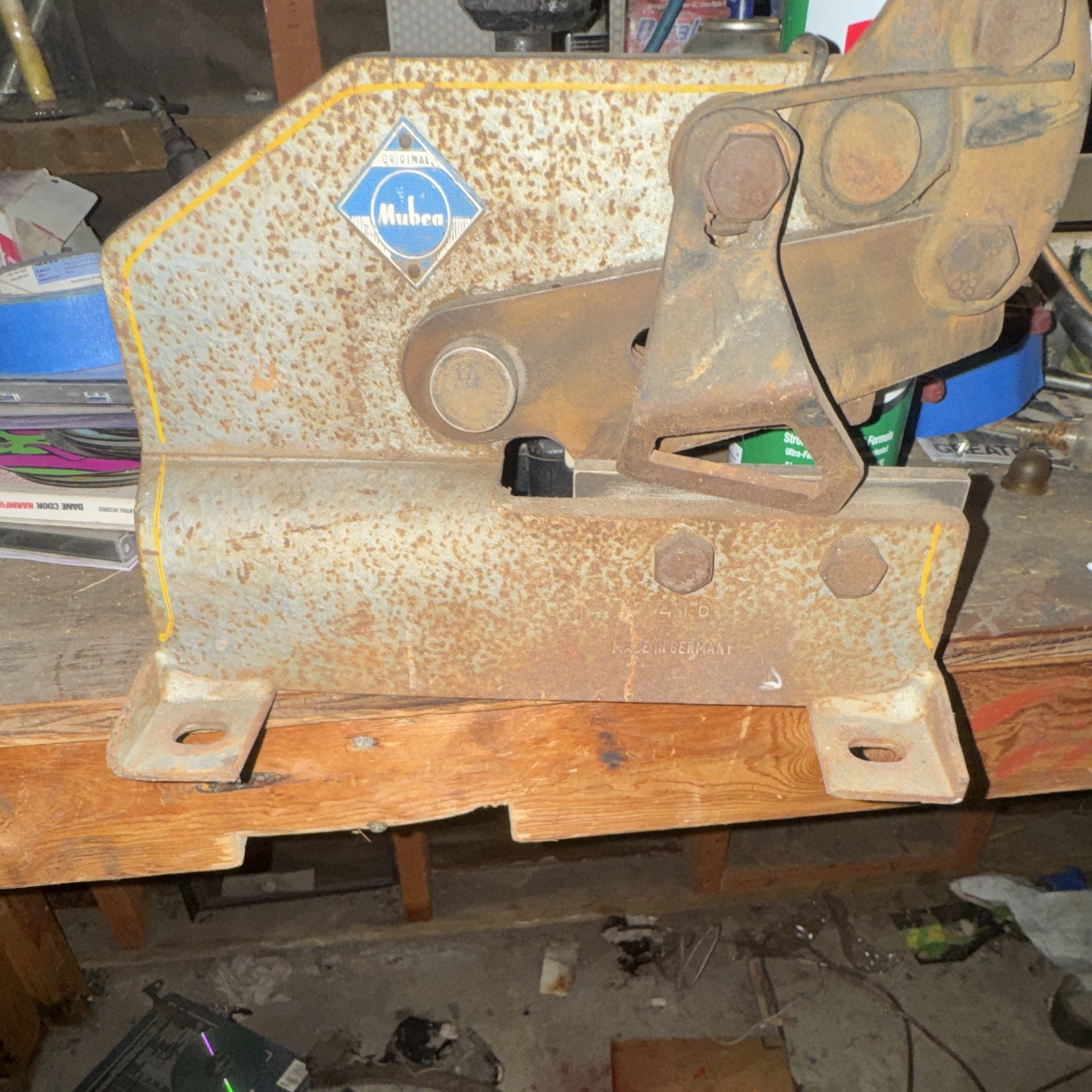 Mubea Manual Hand-Operated Metalworking Bench Sheet Metal Shear Cutter