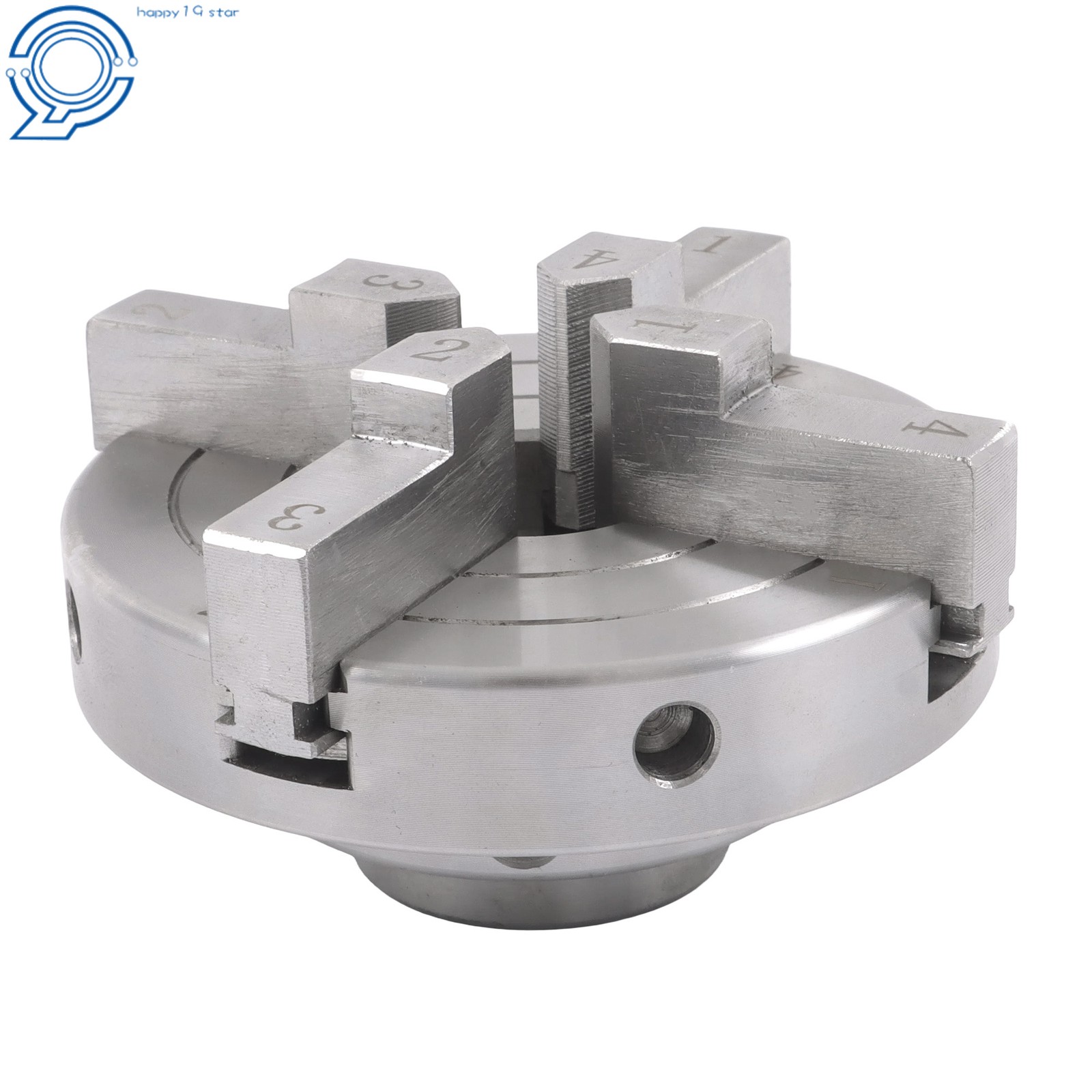 4″ Quick Change 4 Jaw Lathe Chuck Set 1×8 TPI Self Centering Thread