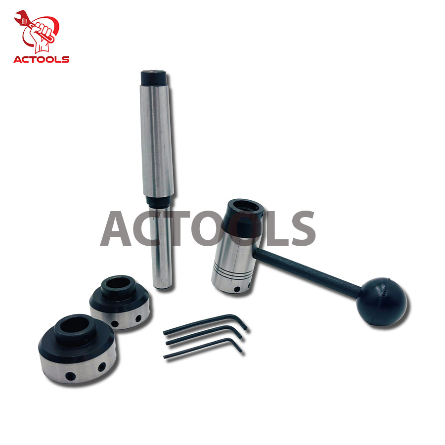 MT2 Lathe Tailstock Floating Type Die Holder Set Shank 2MT Inch Imperial Size