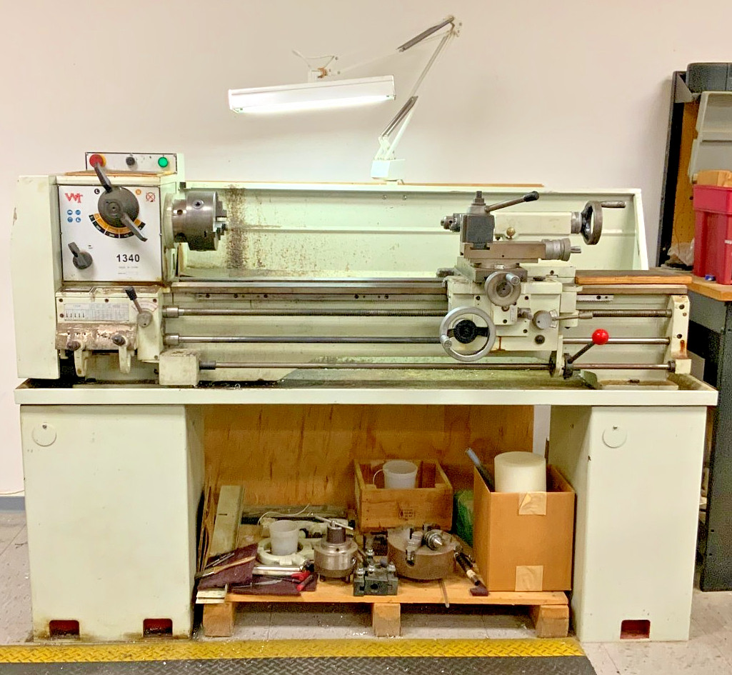 WT 1340 Lathe Machine 1PH 2HP 220V 13 X 40 Double Capacitation Induction Motor